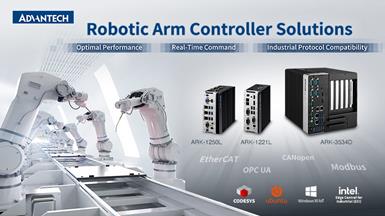 실시간 작업을 간소화하고 생산성을 향상하는 Advantech ARK 시리즈의 로봇 팔 컨트롤러 솔루션